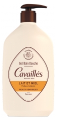 Cavaillès Gel Bain Douche Peaux Sensibles Lait et Miel 1 L