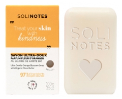 Solinotes Fleur d'Oranger Savon Solide Ultra-Doux 100 g