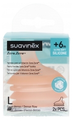 Suavinex Zero.Zero Tétine Débit Dense 6 Mois et +