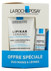 La Roche-Posay Lipikar Xerand Krem do Rąk 50 ml + Nutritic Lip 4,7 ml Oferta Specjalna