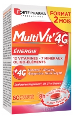 Forté Pharma MultiVit'4G Energy 60 Two-Layer Tablets