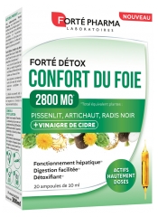 Forté Pharma Forté Détox Confort du Foie 2800 mg 20 Ampoules