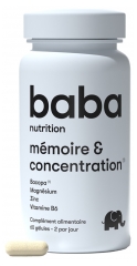 Baba Nutrition Mémoire et Concentration 60 Gélules