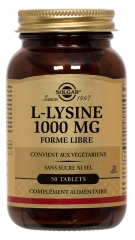 Solgar L-Lysiini 1000 mg 50 Tablettia