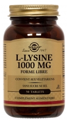 Solgar L-Lysine 1000mg 50 Tablets