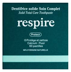 Respire Dentifrice à Croquer Menthe Fraîche 60 Pastilles