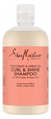 SheaMoisture Coconut and Hibiscus Curl and Shine Shampoo 384 ml