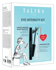 Talika Lipocils Lash Growth Mascara Black 8,5 ml + Liposourcils Ink Châtain 0,8 ml Gratis