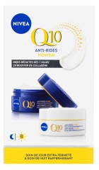 Nivea Q10 Coffret Routine Anti-Rides Visage Soin de Jour et Soin de Nuit Power