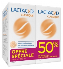 Lactacyd Classique Cuidado &Iacute;ntimo Limpiador Lote de 2 x 400 ml