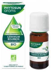 Phytosun Arôms Essential Oil Bourbon Géranium (Pelargonium graveolens roseum) Organic 10ml