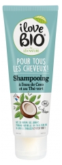 I Love Bio Shampoing Eau de Coco et Thé Vert Bio 250 ml