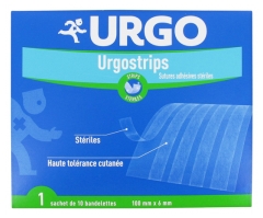 Urgostrips 10 Sutures Adhésives Stériles