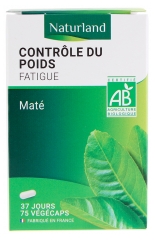 Naturland Maté Contrôle du Poids Bio 75 Végécaps