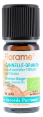 Florame Les Accords Parfumés Cinnamon Orange for Diffusion Organic 10 ml