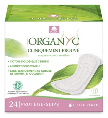 Organyc 24 Protège-Slips en Pochettes Individuelles