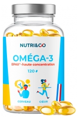 Nutri&amp;Co OMEGA 3 120 kapsulas