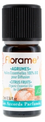 Florame Citrus Essential Oils for Diffusion Organic 10 ml