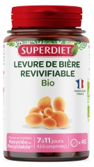 Superdiet Levure de Bière Revivifiable Bio 45 Comprimés