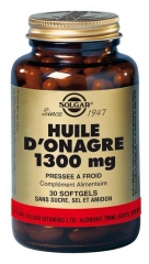 Solgar Huile d'Onagre 1300 mg 30 Gélules