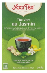 Yogi Tea Luomu Jasmiini Vihre&auml; Tee 17 Pussia
