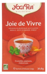 Yogi Tea Džiaugsmas Gyventi Bio 17 mai&scaron;elių