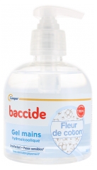 Baccide Gel Mains Hydroalcoolique Fleur de Coton Peaux Sensibles 300 ml