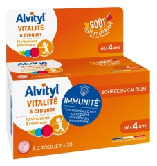 Alvityl Vitalité 30 Comprimés à Croquer