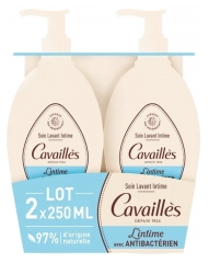 Cavaillès Soin Lavant Intime Antibactérien Lot de 2 x 250 ml