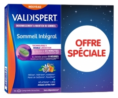 Valdispert Sommeil Intégral Lot de 2 x 30 Comprimés Bicouches Offre Spéciale