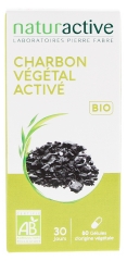 Naturactive Bio Aktiveret Vegetabilsk Kul 60 Kapsler