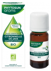 Phytosun Arôms Huile Essentielle Citronnelle de Java (Cymbopogon winterianus) Bio 10 ml