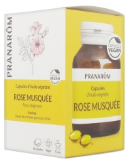 Pranarôm Capsules d'Huile Végétale Rose Musquée 60 Capsules