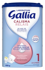 Gallia Calisma Relais 1er Âge 0-6 Mois 830 g