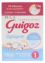 Guigoz Optipro 1 Od Urodzenia do 6 Miesiąca życia 1,2 kg