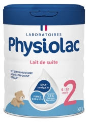 Physiolac 2 6 à 12 Mois 800 g