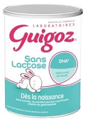 Guigoz Sans Lactose Dès la Naissance 400 g