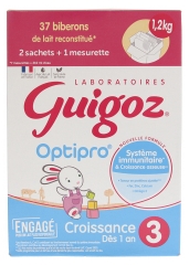 Guigoz Optipro 3 Latte di Crescita da 1 Anno 1,2 kg