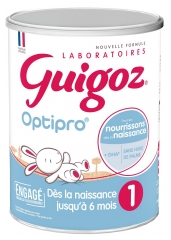 Guigoz Optipro 1 Lait 1er Âge Dès la Naissance Jusqu'à 6 Mois 780 g