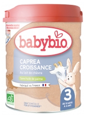 Babybio Caprea Crescita 3 con Latte di Capra da 10 Mesi a 3 Anni Biologico 800 g