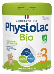 Physiolac Organic 3 10 Miesięcy do 3 lat 800 g