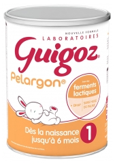 Guigoz Pelargon Mleko 1. Starostno obdobje Do 6 Mesecev 780 g