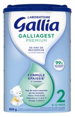 Gallia Galliagest Premium 2nd Age 6-12 Months 820g