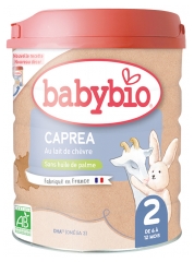 Babybio Caprea 2 au Lait de Chèvre de 6 à 12 Mois Bio 800 g