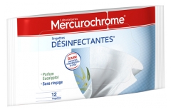 Mercurochrome Lingettes Désinfectantes 12 Lingettes