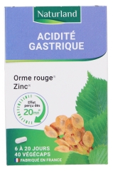 Naturland Acidité Gastrique 40 Végécaps