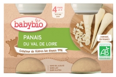 Babybio Panais 4 Mois et + Bio 2 Pots de 130 g