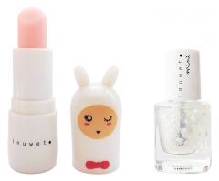 Inuwet Lip Balm Set 3.5 g + Cotton Candy Water Scented Nail Polish 5ml