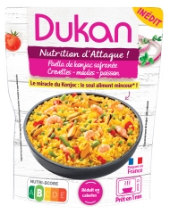 Dukan Paëlla de Konjac Safranée aux Crevettes et Moules 240 g