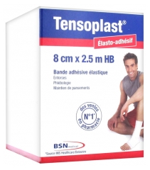 Essity Tensoplast Bande Adhésive Élastique 8 cm x 2,5 m HB